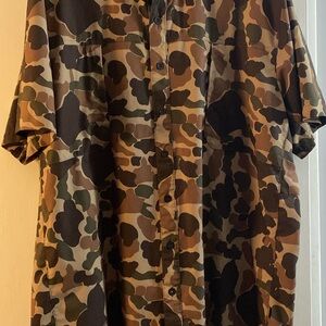 Camo Button-Up Shirt